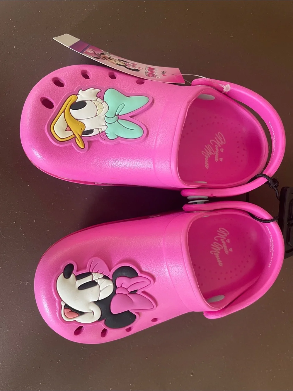 Disney Toddler Girls Minnie Mouse and Daisy Duck Clog Sandals Size 7/8